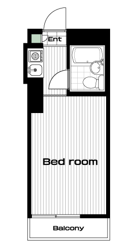 板橋区役所前駅の賃貸 65,000円 間取り図