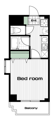 ふじみ野駅の賃貸 59,000円 間取り図