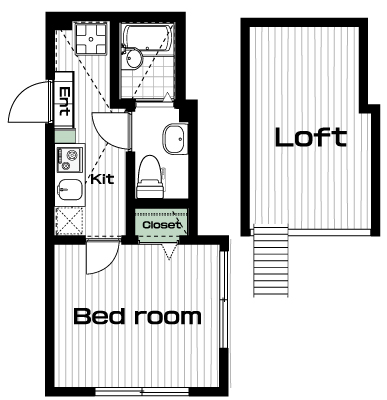 向ヶ丘遊園駅の賃貸 69,000円 間取り図