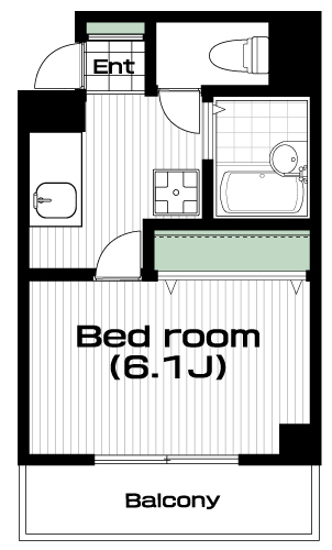 大塚・帝京大学駅の賃貸 50,000円 間取り図