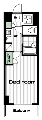 相模大野駅の賃貸 49,000円 間取り図