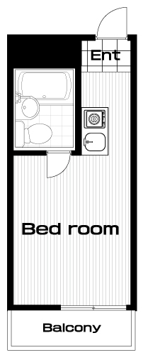 荻窪駅の賃貸 47,000円 間取り図