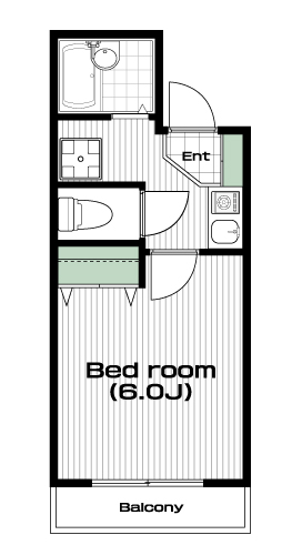大山駅の賃貸 70,000円 間取り図