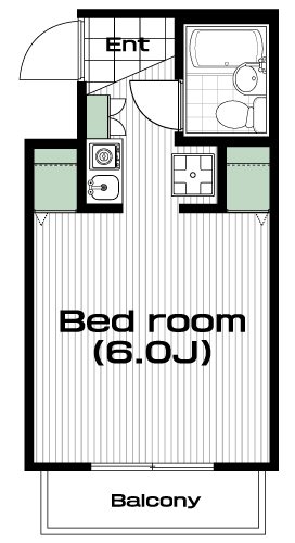 西八王子駅の賃貸 30,000円 間取り図