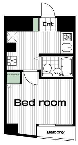 代田橋駅の賃貸 57,000円 間取り図