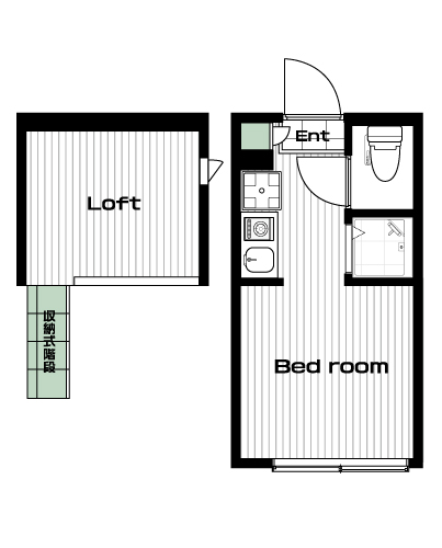 東長崎駅の賃貸 66,500円 間取り図