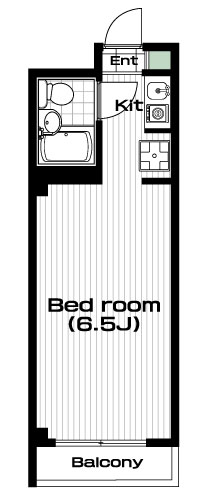 百合ヶ丘駅の賃貸 35,000円 間取り図
