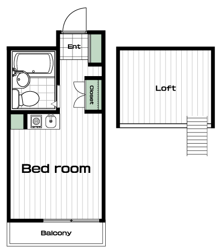 梶が谷駅の賃貸 41,000円 間取り図