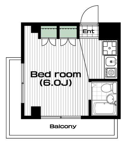 朝霞駅の賃貸 55,000円 間取り図