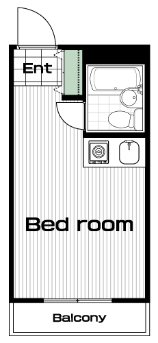西荻窪駅の賃貸 53,000円 間取り図