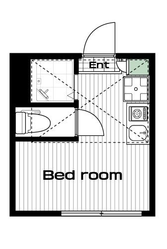小岩駅の賃貸 52,000円 間取り図