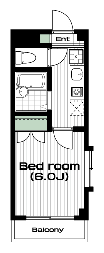 所沢駅の賃貸 50,000円 間取り図