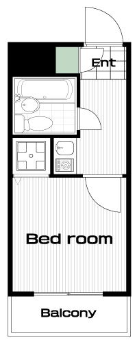 調布駅の賃貸 39,000円 間取り図