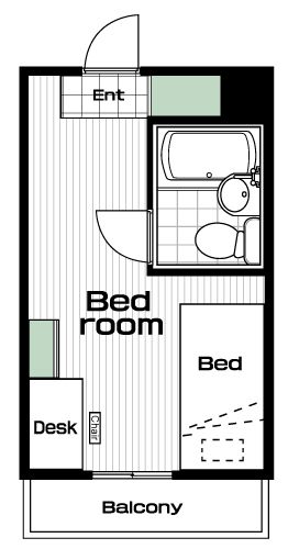 祖師ヶ谷大蔵駅の賃貸 68,400円 間取り図