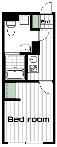 八坂駅の賃貸 56,000円 間取り図