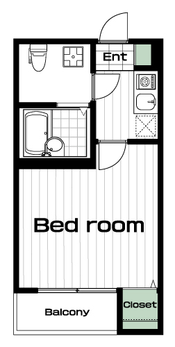 蒲田駅の賃貸 73,000円 間取り図