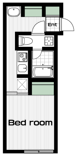 田無駅の賃貸 66,000円 間取り図