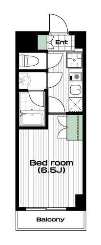 ふじみ野駅の賃貸 52,000円 間取り図