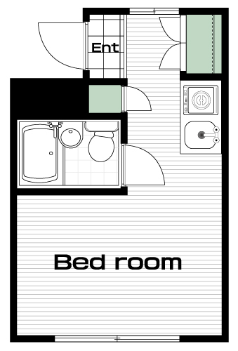 吉祥寺駅の賃貸 57,000円 間取り図