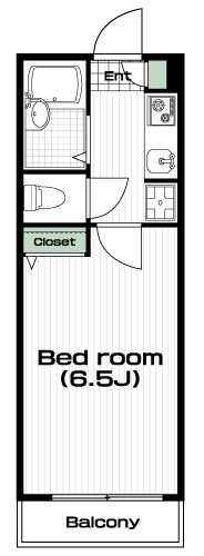 武蔵境駅の賃貸 67,000円 間取り図