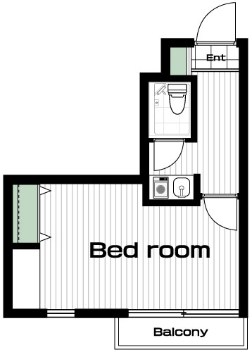 武蔵小杉駅の賃貸 50,000円 間取り図