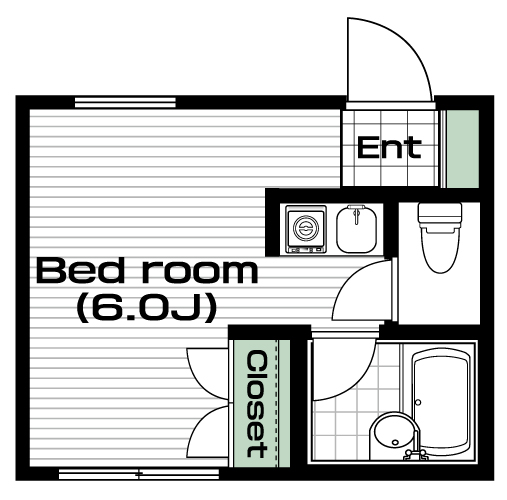 調布駅の賃貸 49,000円 間取り図
