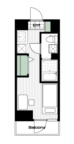亀有駅の賃貸 63,500円 間取り図