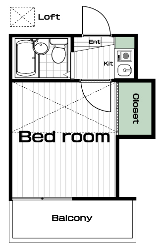 羽沢横浜国大駅の賃貸 29,000円 間取り図