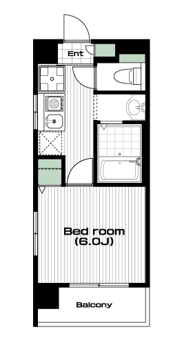 東武練馬駅の賃貸 79,000円 間取り図