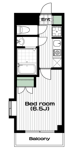 ふじみ野駅の賃貸 55,000円 間取り図