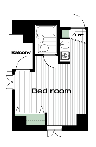 練馬駅の賃貸 54,000円 間取り図