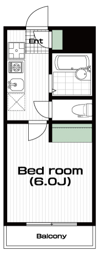 つつじヶ丘駅の賃貸 71,000円 間取り図