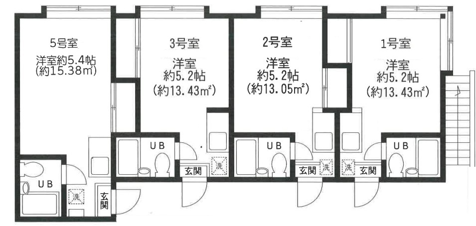 芦花公園駅の賃貸 53,000円 間取り図