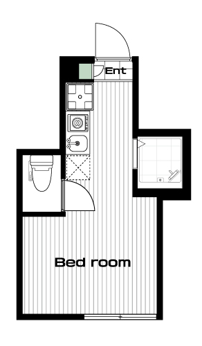 新小岩駅の賃貸 62,000円 間取り図