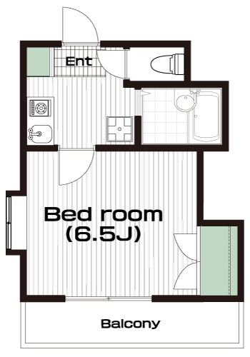 つつじヶ丘駅の賃貸 66,000円 間取り図