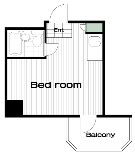 初台駅の賃貸 55,000円 間取り図