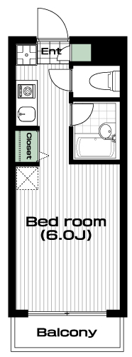 向ヶ丘遊園駅の賃貸 52,000円 間取り図