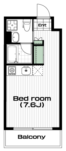 鷺沼駅の賃貸 69,000円 間取り図