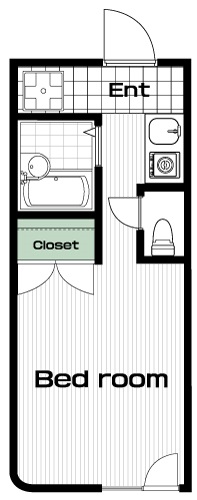 西荻窪駅の賃貸 64,000円 間取り図