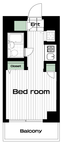 西八王子駅の賃貸 36,000円 間取り図