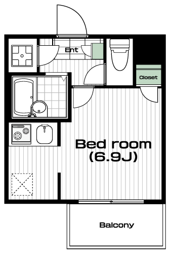 宮崎台駅の賃貸 63,000円 間取り図