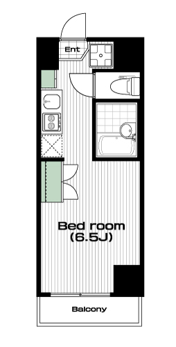 錦糸町駅の賃貸 68,000円 間取り図