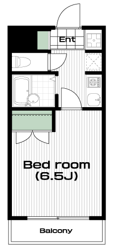 飛田給駅の賃貸 52,000円 間取り図