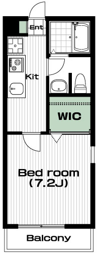 三ツ沢上町駅の賃貸 51,000円 間取り図