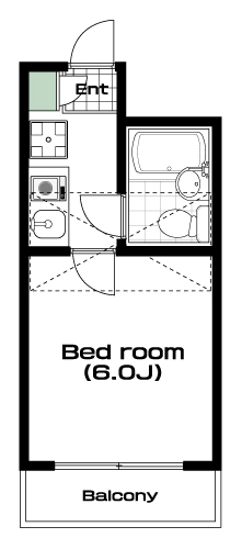 南与野駅の賃貸 29,000円 間取り図