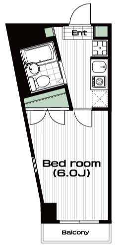 高円寺駅の賃貸 60,000円 間取り図