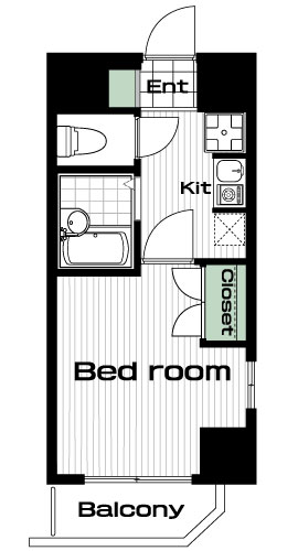 高井戸駅の賃貸 80,000円 間取り図