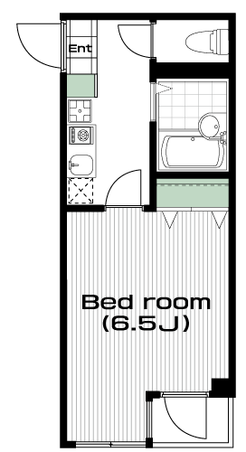 武蔵境駅の賃貸 55,000円 間取り図
