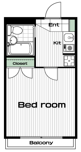 宮前平駅の賃貸 50,000円 間取り図