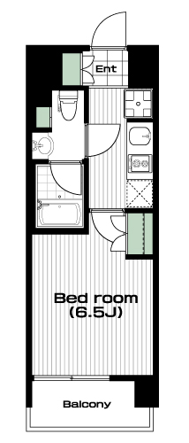 板橋駅の賃貸 94,000円 間取り図